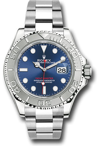 2026 -Rolex Steel and Platinum Yacht-Master 40 Watch - Blue Dial - 3235 Movement - 126622 blu