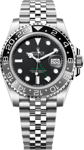 Rolex GMT-Master II 40mm Black Dial Cerachrom Bezel Jubilee Bracelet - 126710GRNR | 2026 Model