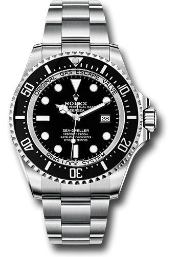 2025 - Rolex Sea-Dweller Deepsea 44 Watch - Black  Dial - 126660 bk