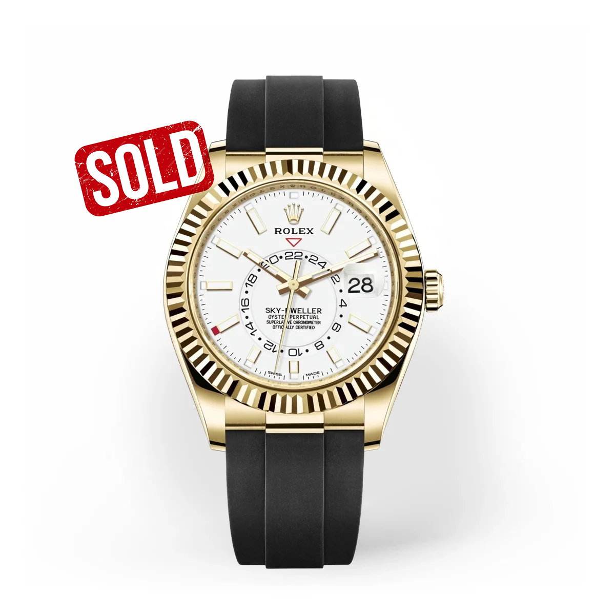 Rolex Sky-Dweller 326238 – Yellow Gold with Oysterflex Bracelet